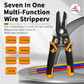RDEER TOOLS Hot Selling DIY Grade Multi-Function Wire Stripper Customizable OEM Plier