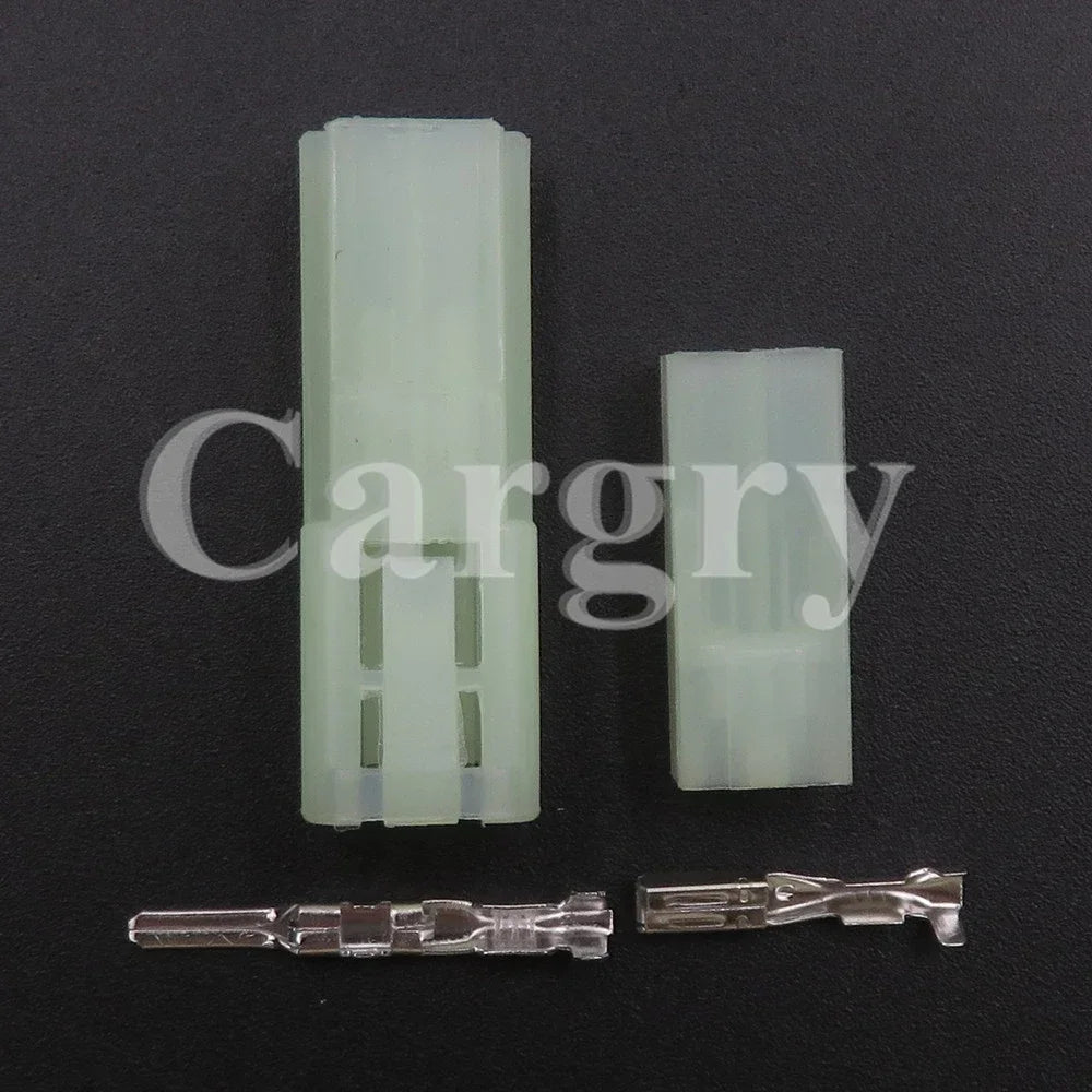 1 Set 2P Auto Wiring Terminal Adapter AC Assembly Car Electrical Connector Auto Male Female Docking Unsealed Socket