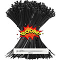 1-500pcs Plastic Straps Nylon Cable Ties Plastic Flanges Ties Cable Greenhouse Clamp Self-locking Fastening Wire Ties