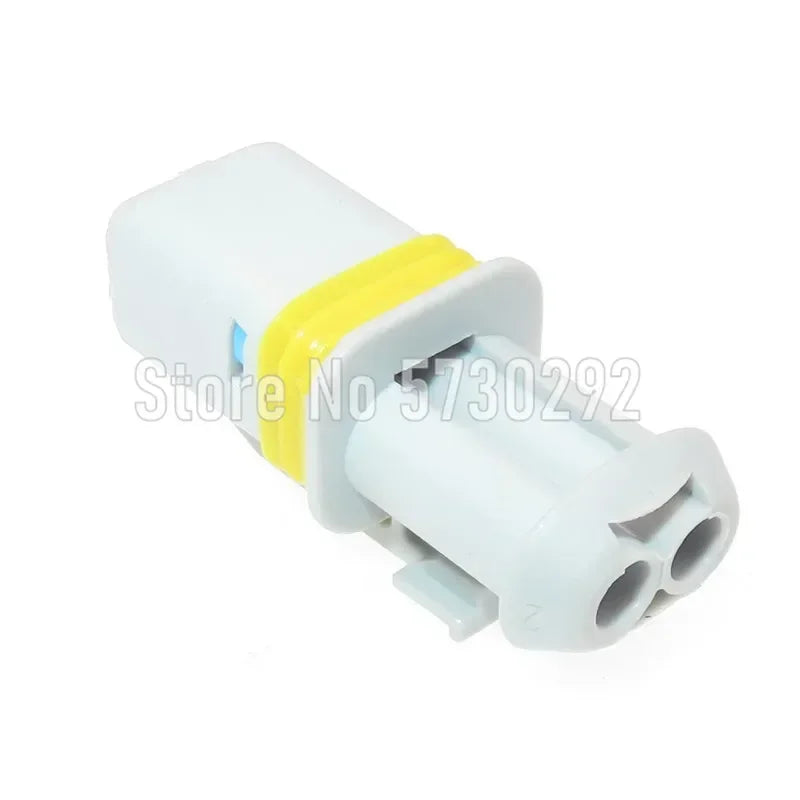2P 18385000002 Grey Automotive Plug Auto Socket Wiring Harness Light Connector
