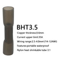 Heat Shrink Butt Wire Connectors Waterproof Insulated Automobile Wire Cable Crimp Terminals AWG 26-10 0.3-6.0mm2