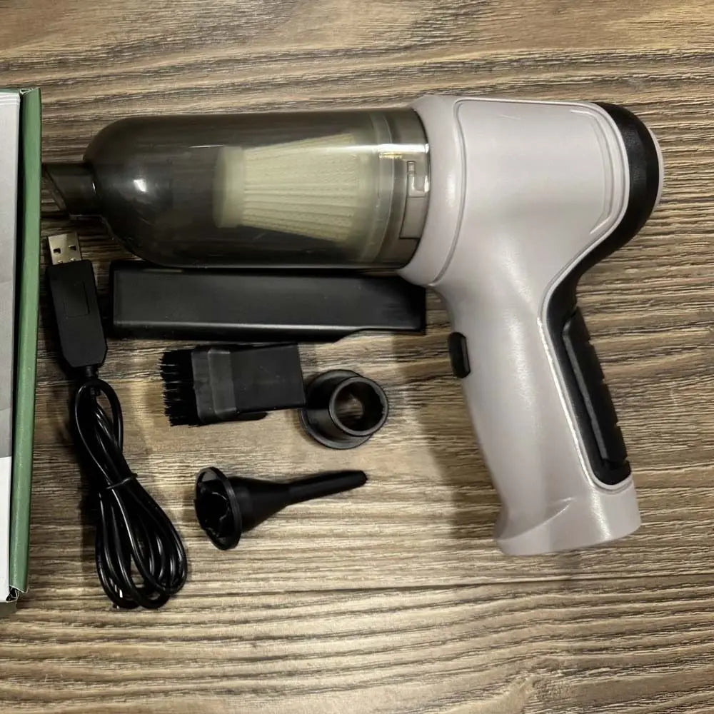 Air Suction Car Cordless Vacuum Cleaner All in 1 Power Car Dust Blower Multifunctional Dust Cleaning Tools Air Dust Collector