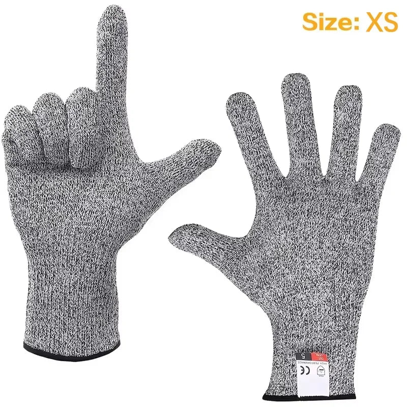 Cut Resistant Gloves Grade 5 Abrasion Resistant Carpentry Kitchen Knife Fish Grabbing Slip Resistant Hand Protection ﻿