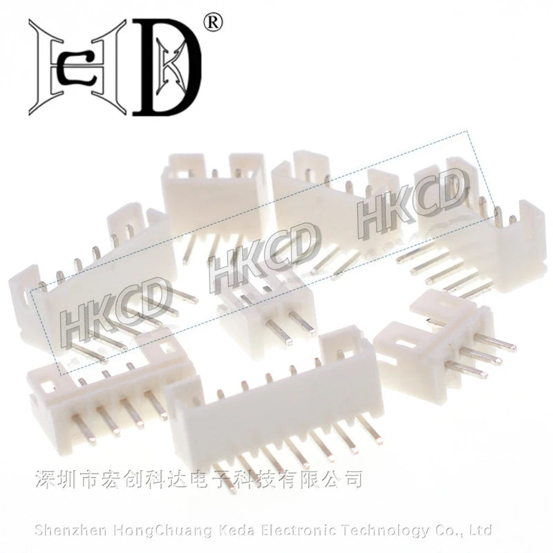 10PCS JST1.25 ZH1.5 PH2.0 XH2.54 Connector Female Male 2/3/4/5/6/7/8/9/10P With Cable 10/20/30cm With Bend PIN 2.54MM IBUW