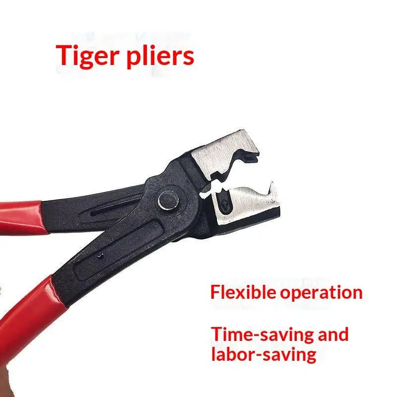 Car Oil Hose Crimping Plier Ergonomic Grip 1Pcs High Hardness Pipe Clamp Tool for Auto DIY Enthusiasts Repair Use