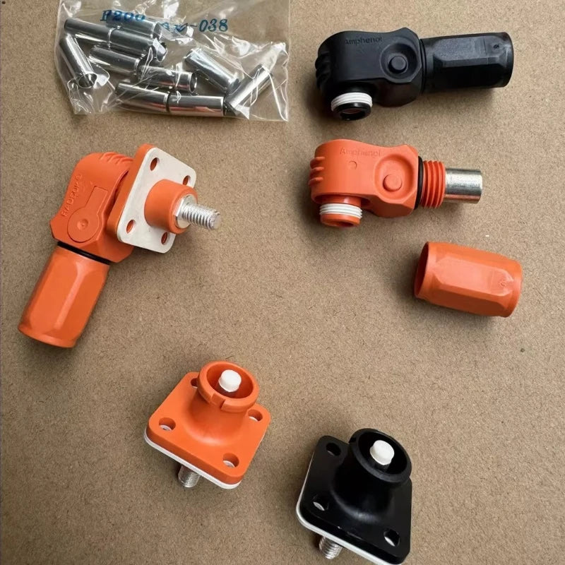 Amphenol New Energy Storage Connector 1000V 120A Quick-Connect Single-Core Terminal Adapter 120A Waterproof Plug Socket  Adapter