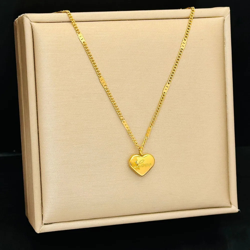 Stainless Steel Jewelry Set Novelty Twisted Heart Light Luxury High-end Sense Jewelry Set For Women Jewelry Anniversary 2024