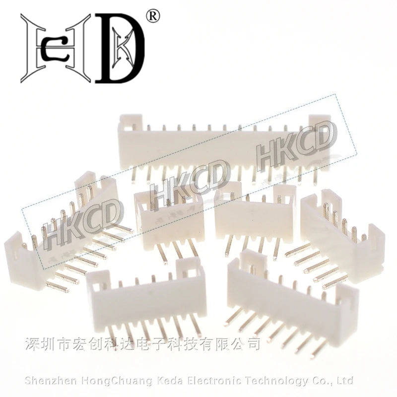 10PCS JST1.25 ZH1.5 PH2.0 XH2.54 Connector Female Male 2/3/4/5/6/7/8/9/10P With Cable 10/20/30cm With Bend PIN 2.54MM IBUW