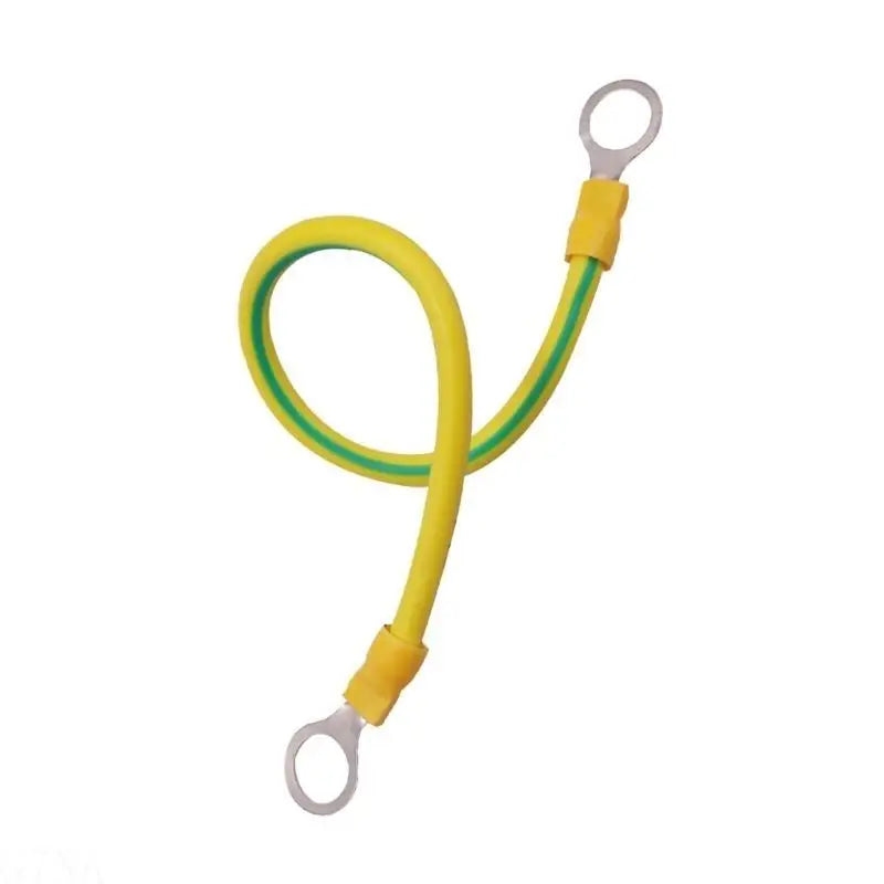 G7NA BVR Solar Photovoltaic Ground Wire With Terminals Earth Wire Hole 9mm Yellow-Green Flexible Copper Earth Cable