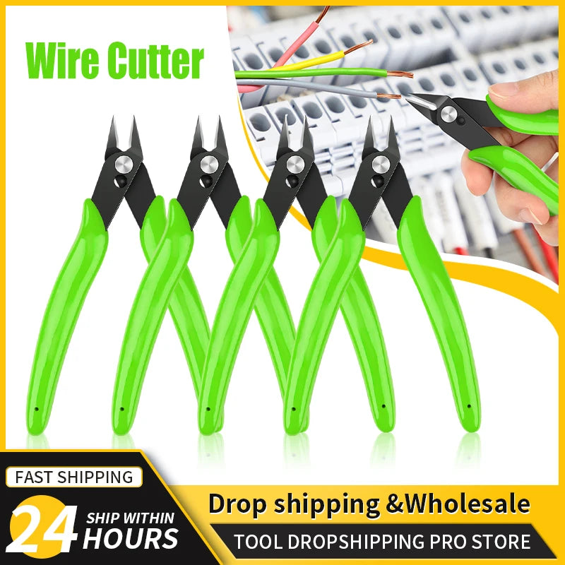 170 Nipper Wishful Clamp Wire Plier Cut Line Stripping Multitool Stripper Knife Crimper Crimping Cable Cutter Electric Forceps