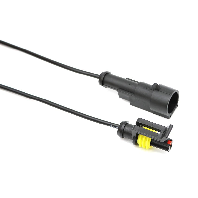 1Set Waterproof Electrical Auto Connector 1P-6P Way Male Female Plug with Wire Cable Harness for Car Motorcycle