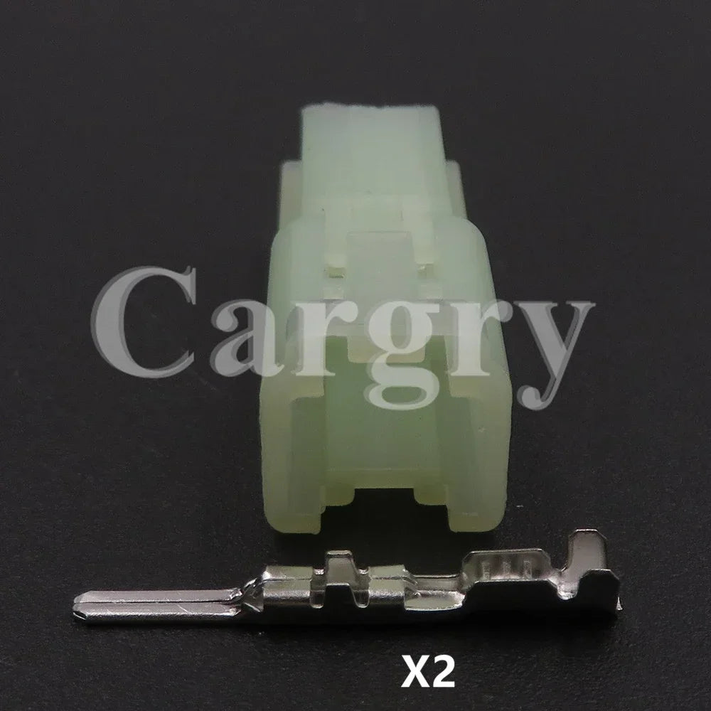 1 Set 2P Auto Wiring Terminal Adapter AC Assembly Car Electrical Connector Auto Male Female Docking Unsealed Socket