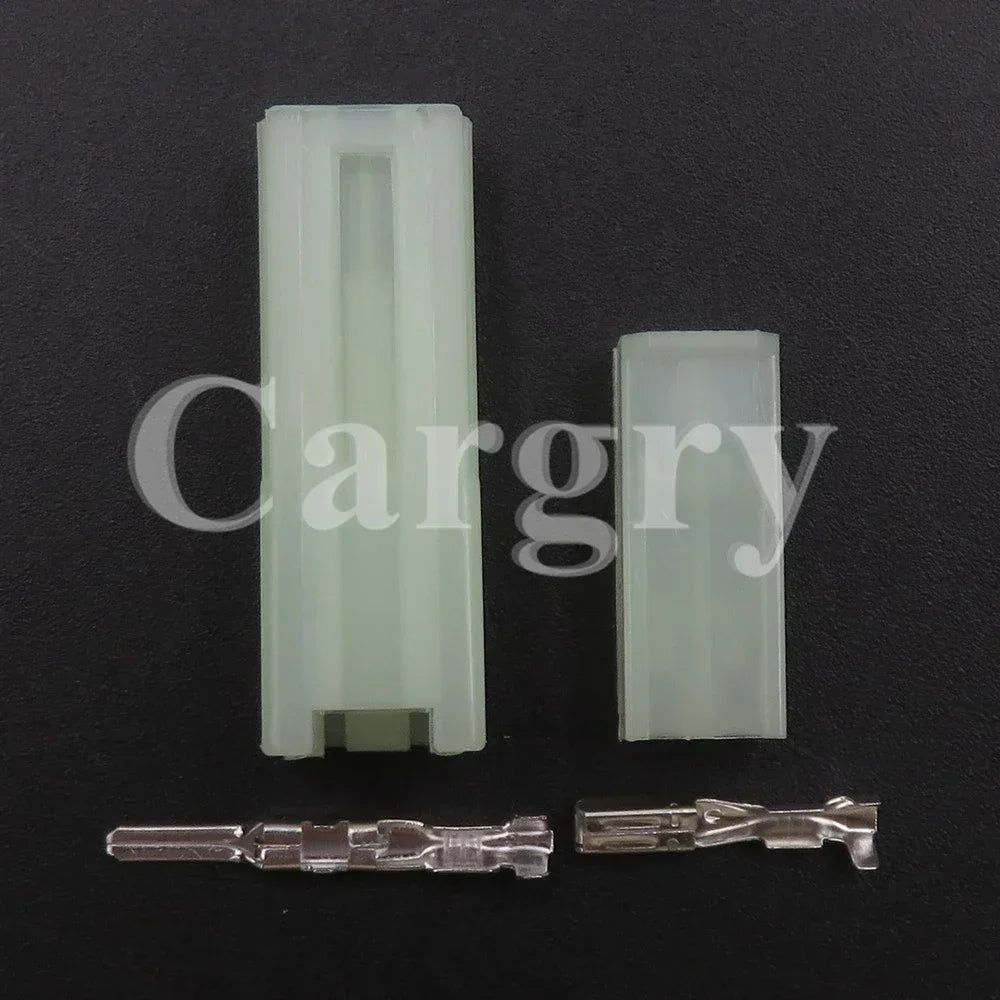 1 Set 2P Auto Wiring Terminal Adapter AC Assembly Car Electrical Connector Auto Male Female Docking Unsealed Socket