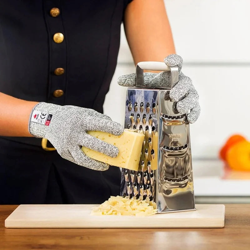 Cut Resistant Gloves Grade 5 Abrasion Resistant Carpentry Kitchen Knife Fish Grabbing Slip Resistant Hand Protection ﻿