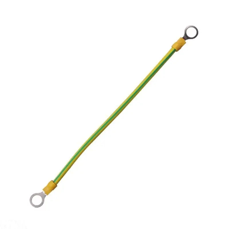 G7NA BVR Solar Photovoltaic Ground Wire With Terminals Earth Wire Hole 9mm Yellow-Green Flexible Copper Earth Cable