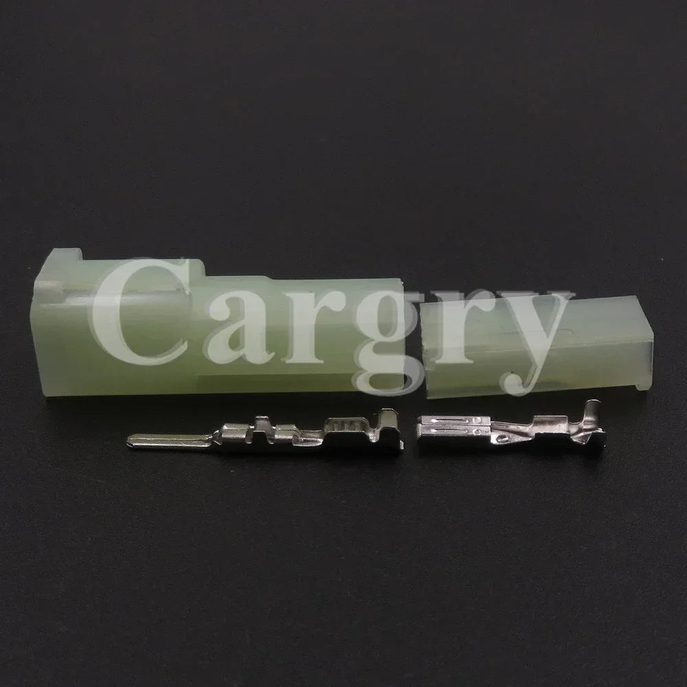 1 Set 2P Auto Wiring Terminal Adapter AC Assembly Car Electrical Connector Auto Male Female Docking Unsealed Socket