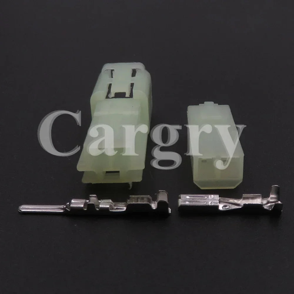 1 Set 2P Auto Wiring Terminal Adapter AC Assembly Car Electrical Connector Auto Male Female Docking Unsealed Socket