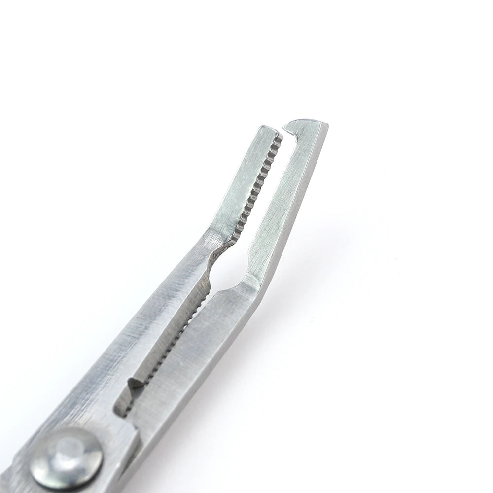 Hirisi Curved Nose Pliers Stainless Steel Scissors Portable Pliers Multifunctional Lost Line Raft Fishing Tackle