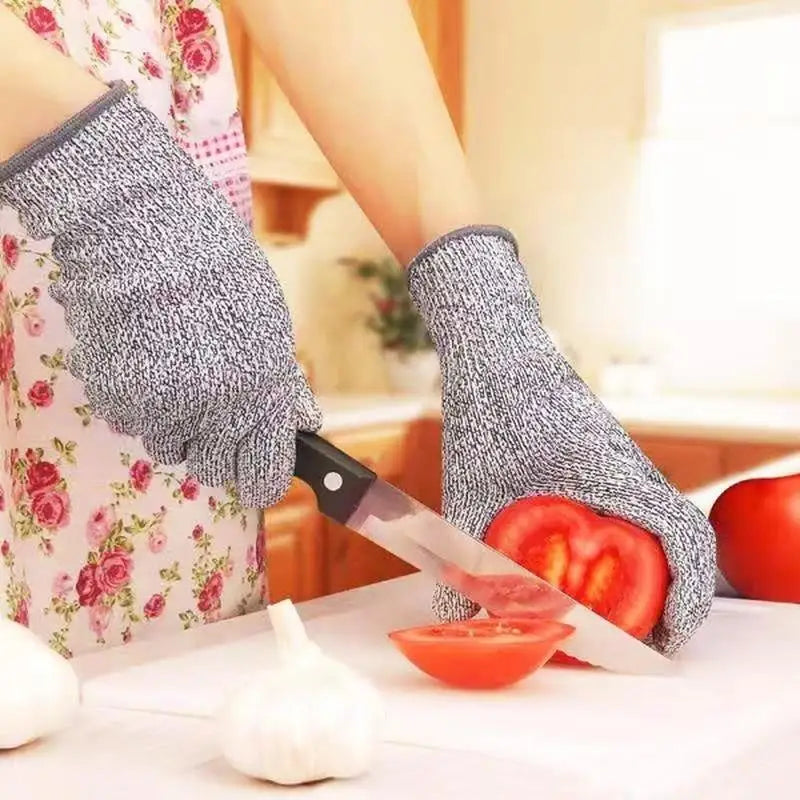 Cut Resistant Gloves Grade 5 Abrasion Resistant Carpentry Kitchen Knife Fish Grabbing Slip Resistant Hand Protection ﻿