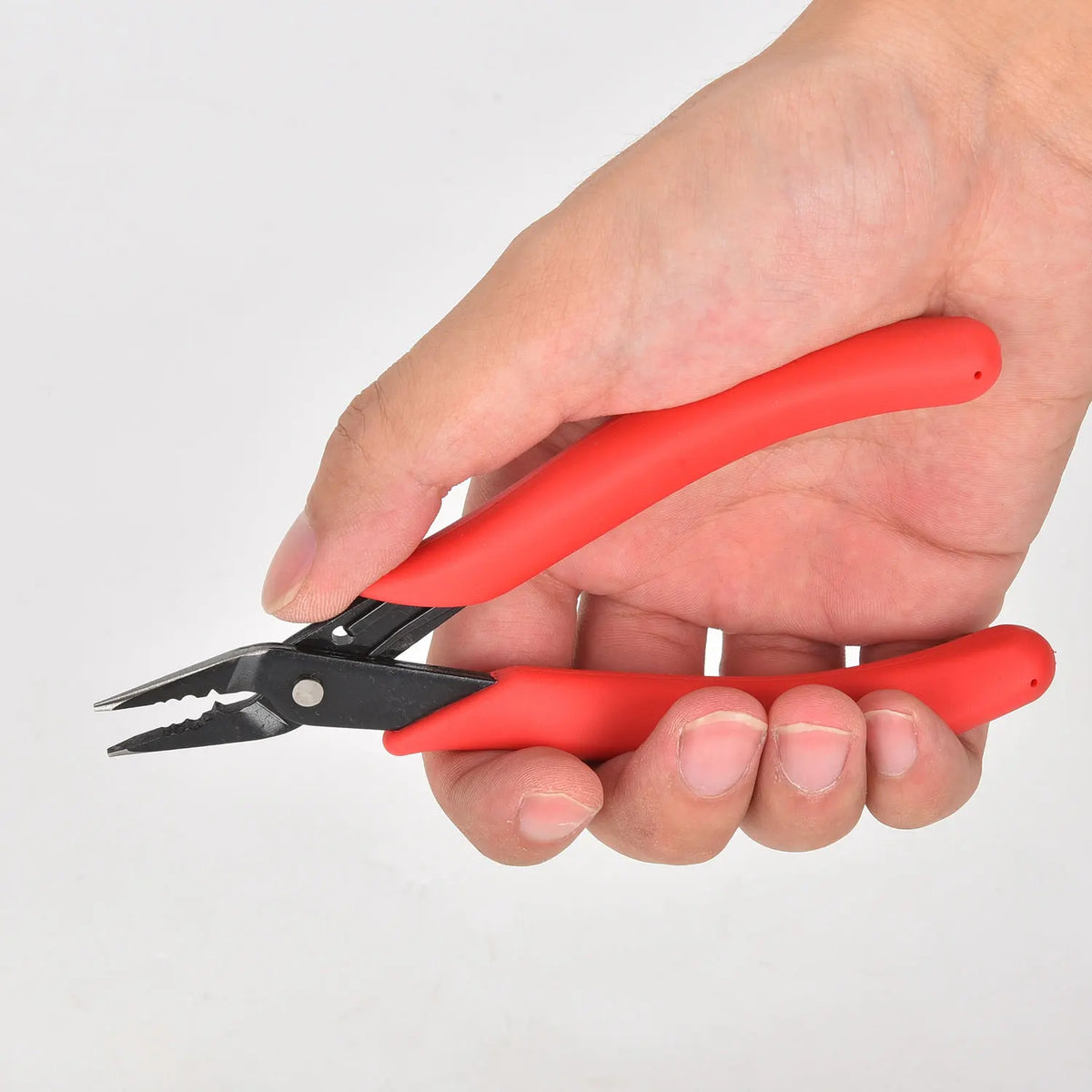 Jewelry Crimping Pliers For Making Tips Tool Tweezers Crimp Nose Pliers Jump Rings & Split Rings Double Rings Diy Accessories