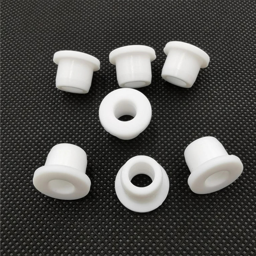 Black White Food Grade Silicone Rubber Grommets O-ring Gasket Through Hole Inserts Plug Bungs Bushing Washer Protect Cable Wire